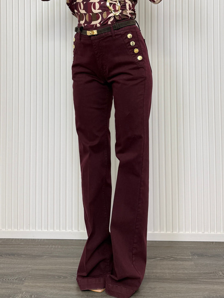 Pantaloni a zampa eiki