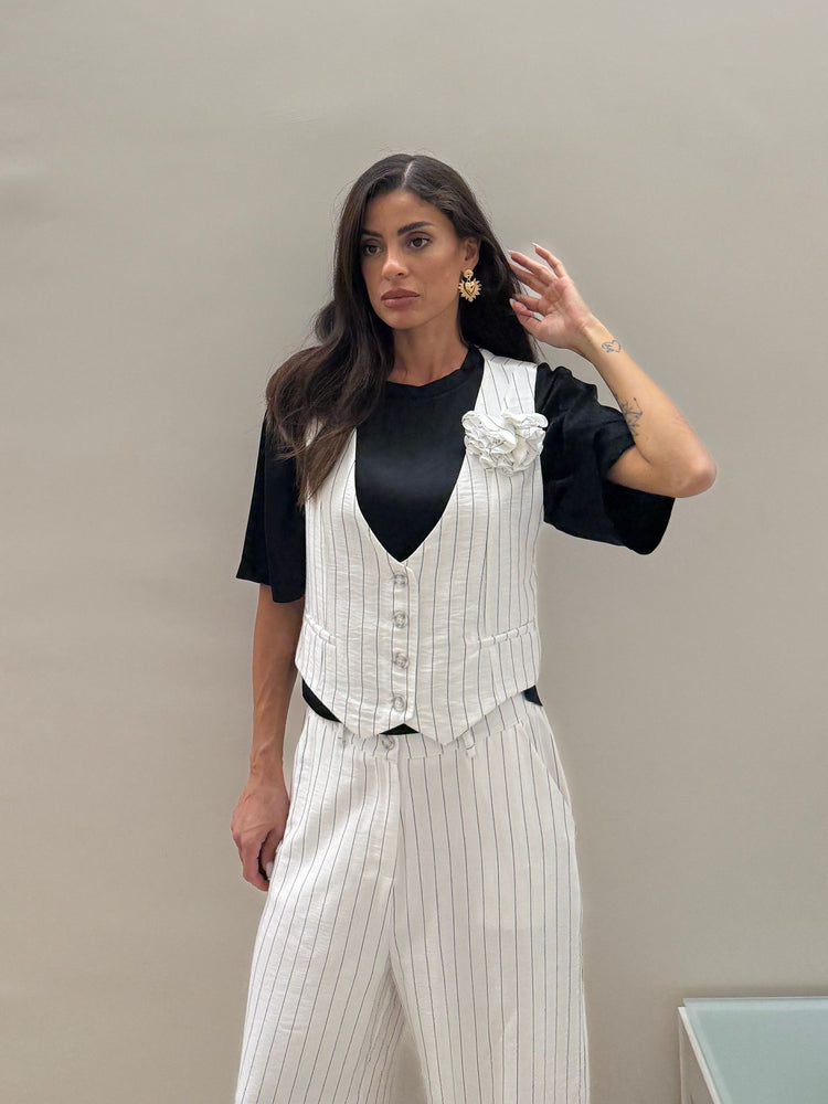 Tailleur Annah gessato