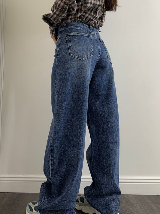 Jeans ballon con catena