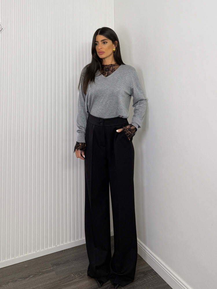 Pantaloni classic/palazzo