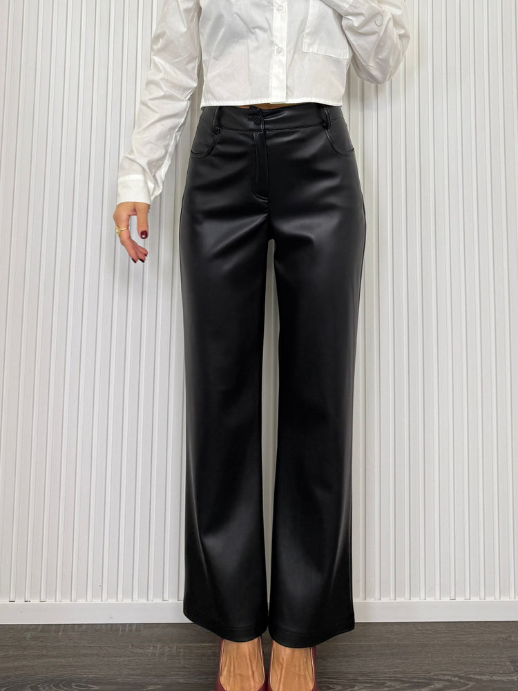 Pantaloni in ecopelle