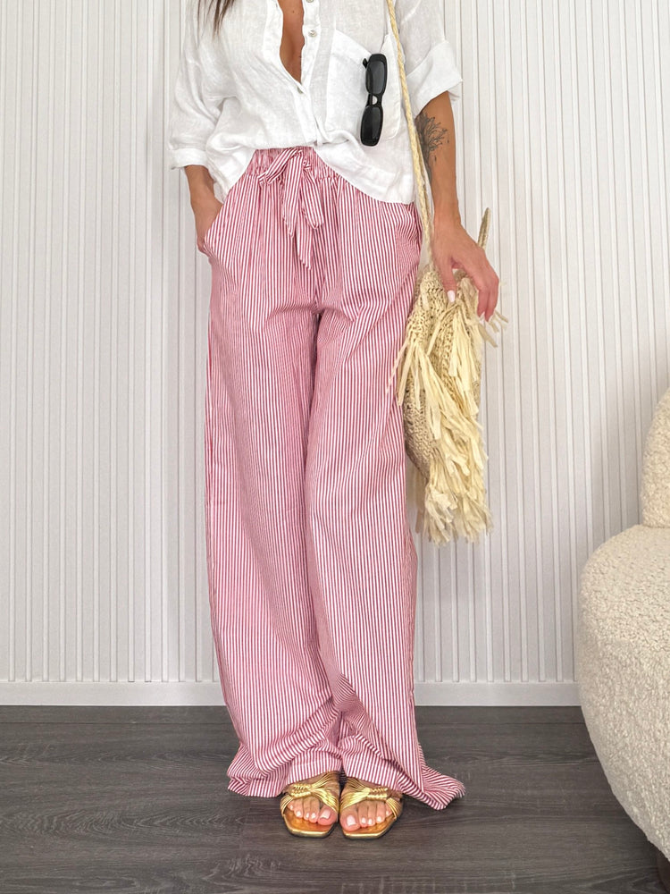 Trousers Red Stripe