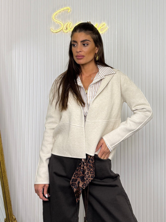 Cardigan con cappuccio